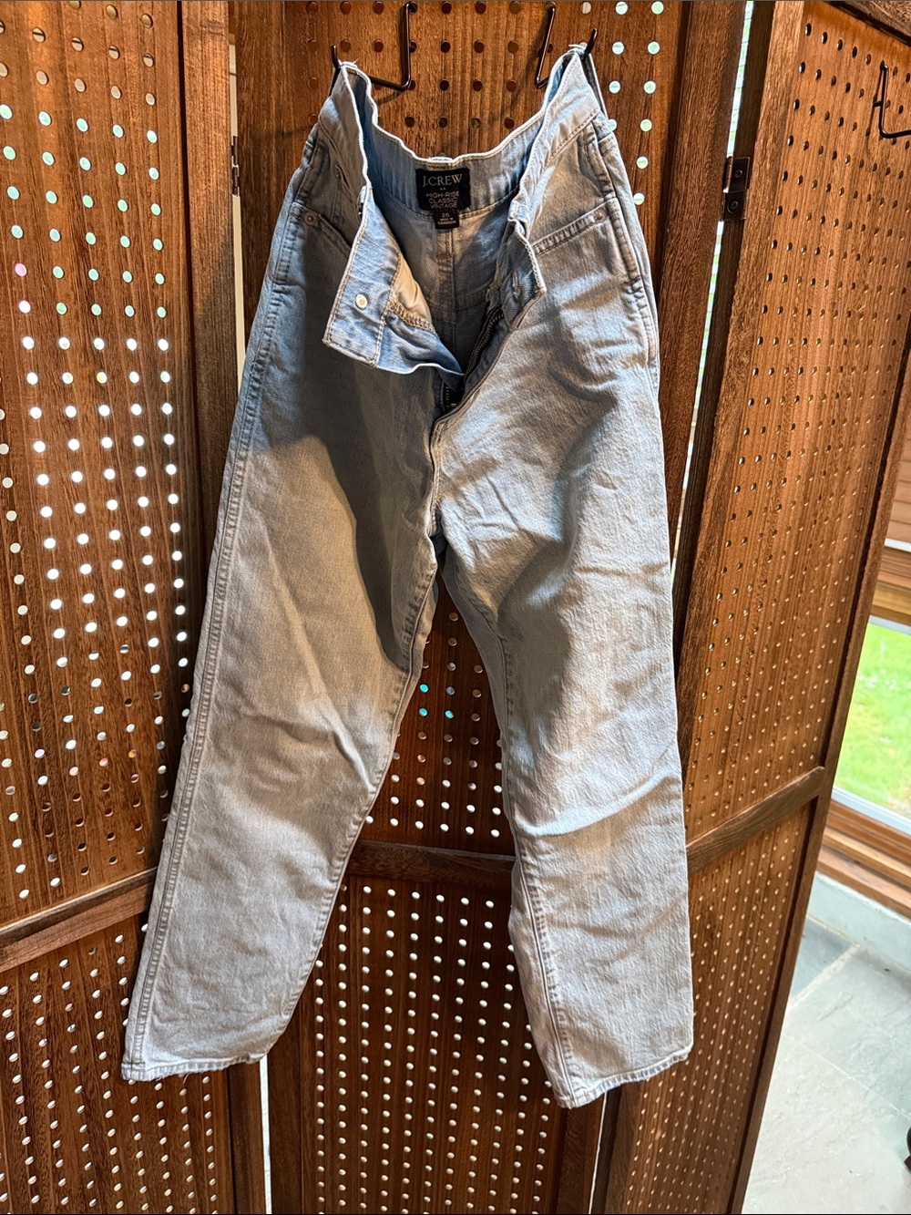 J. Crew Light Blue Straight-Leg Jeans